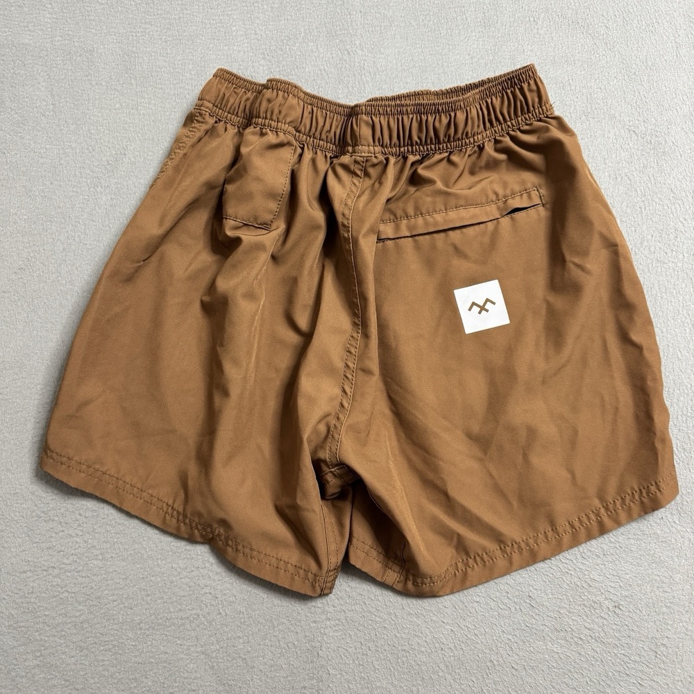 HVIII Goat Shorts Mens S Brown Athletic Casual Streetwear Drawstring - Picture 2 of 8